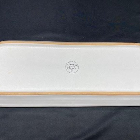 Hand Painted Rectangular Serving Platter by Ceramica Nova Deruta, Made In Italy - Picture 5 of 6